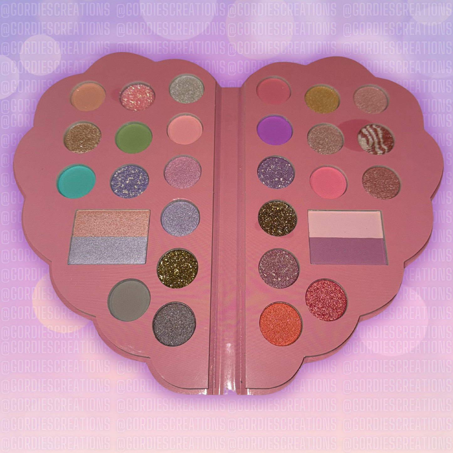 S & A Heart Eyeshadow Palette