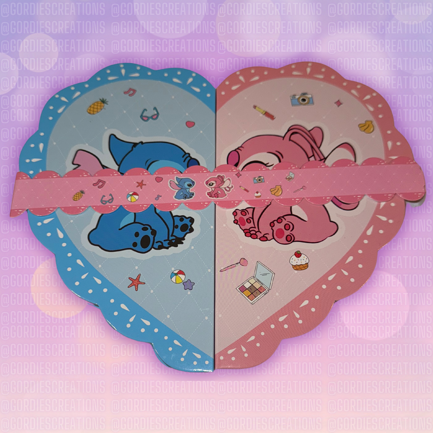 S & A Heart Eyeshadow Palette