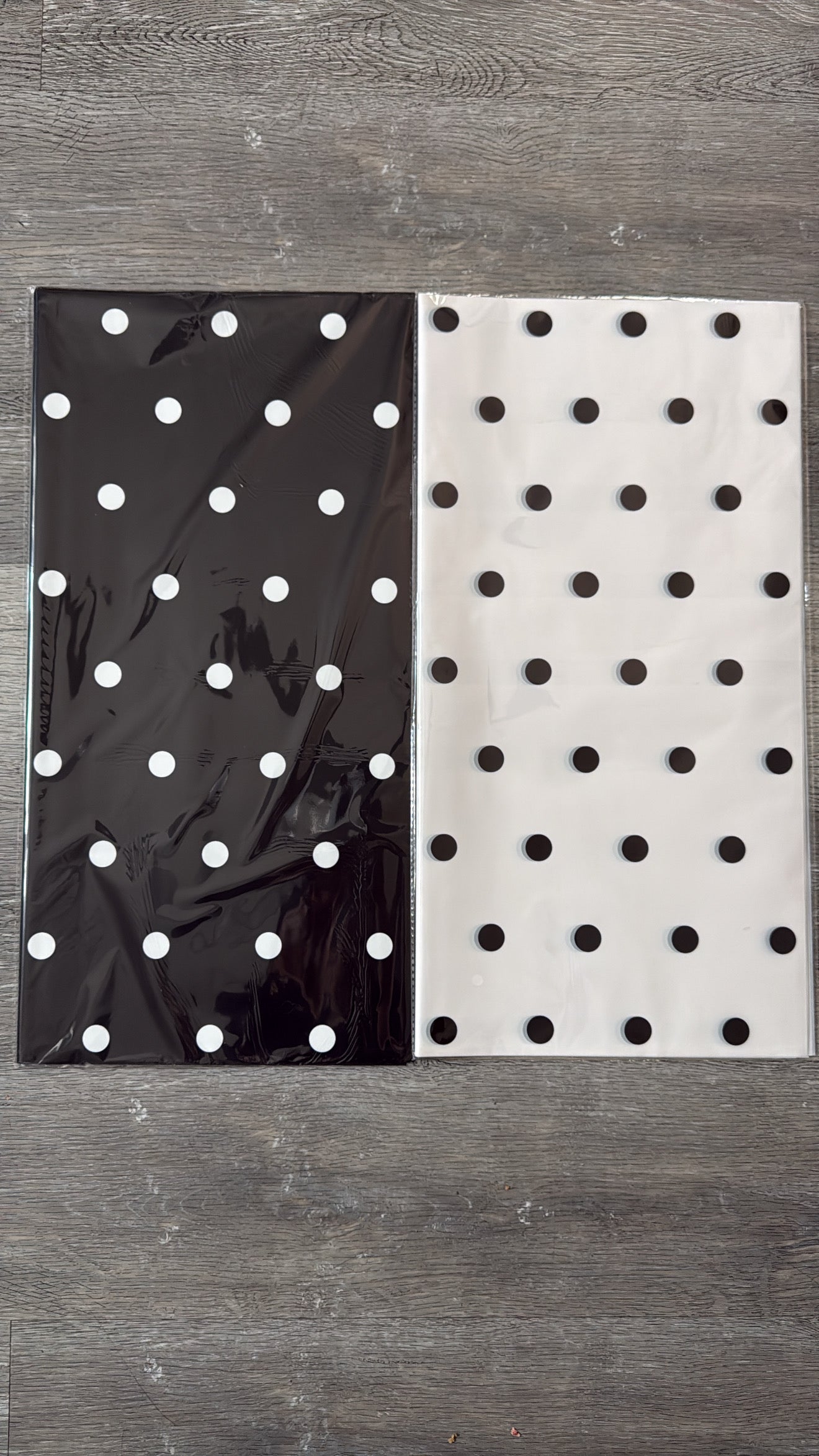 Polka Dot Floral Bouquet Wrapping Paper