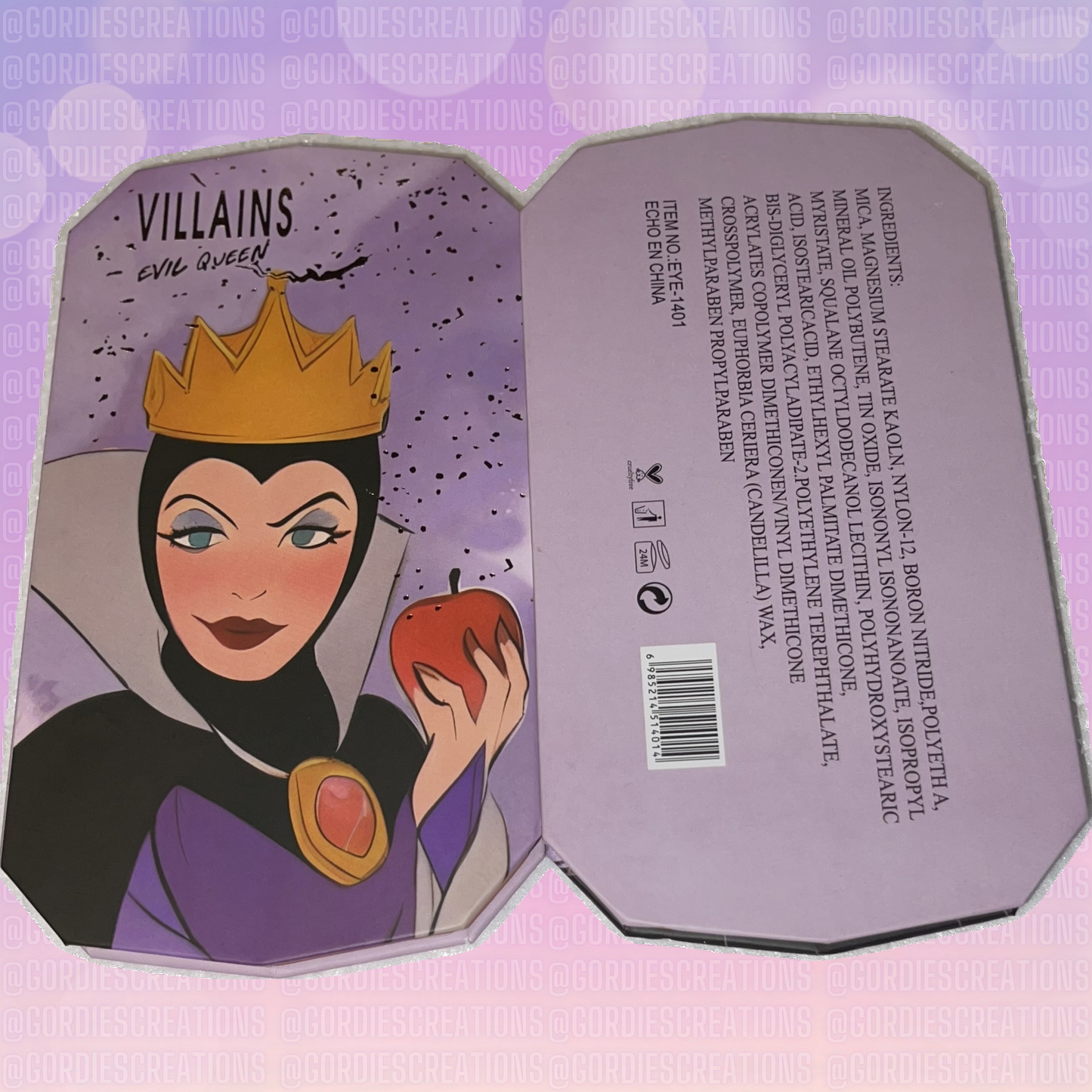 EQ Villains Eyeshadow Palette