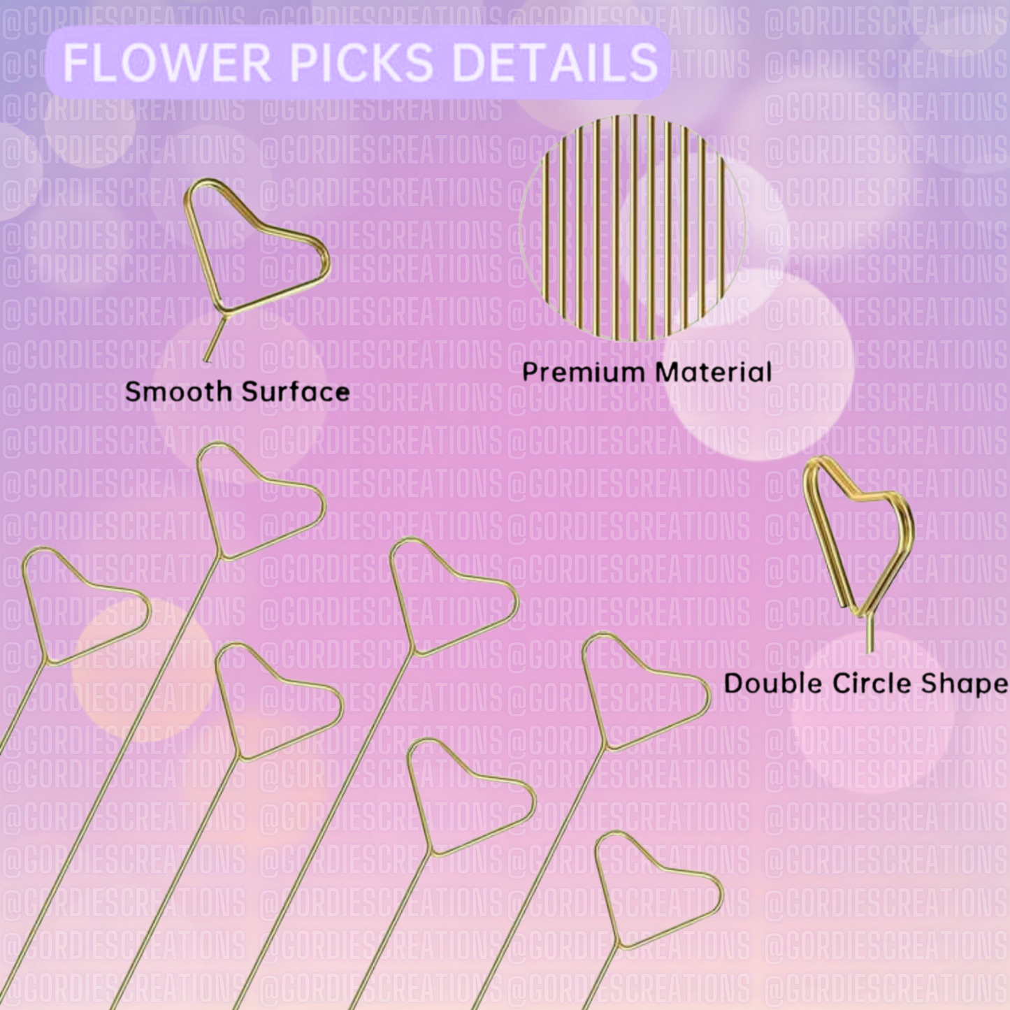 Flower Picks - Business Card Holder