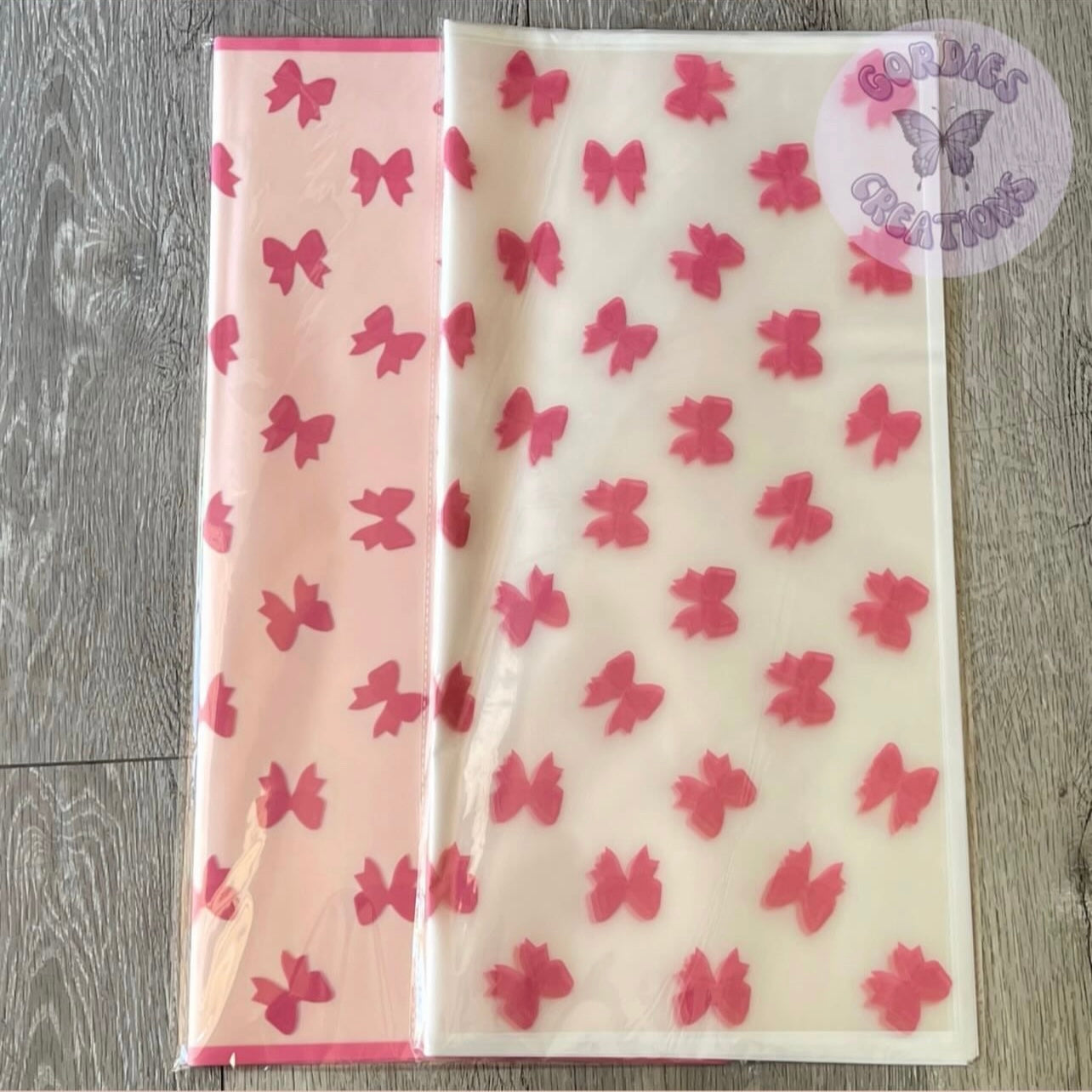 Coquette Bow Floral Bouquet Wrapping Paper