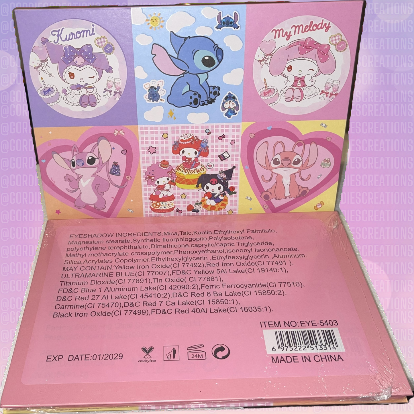 Characters Eyeshadow Palette