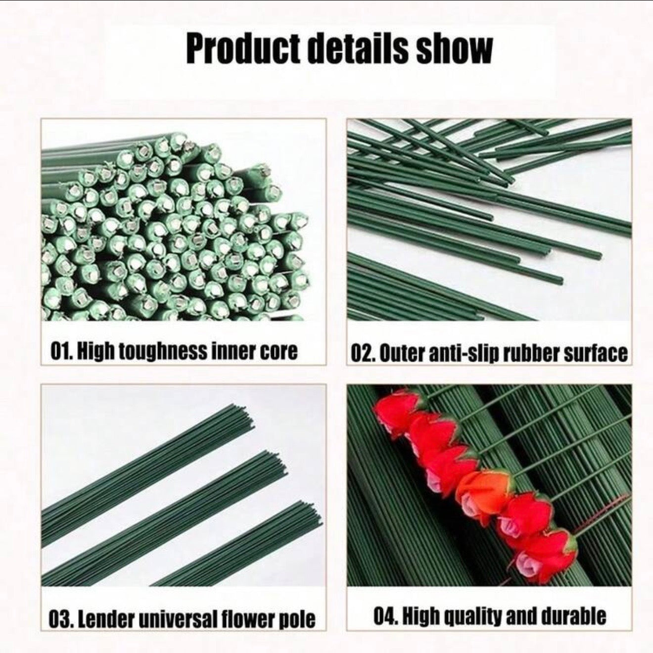 Floral Stem Wire - 100 Pcs