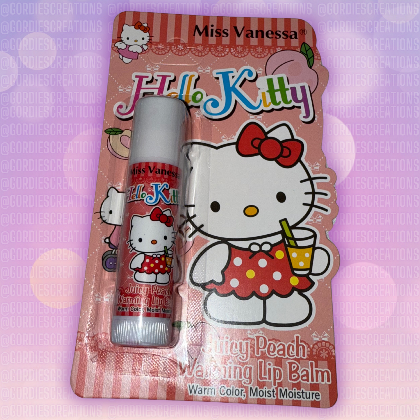 HK Peach Lip Balm Box