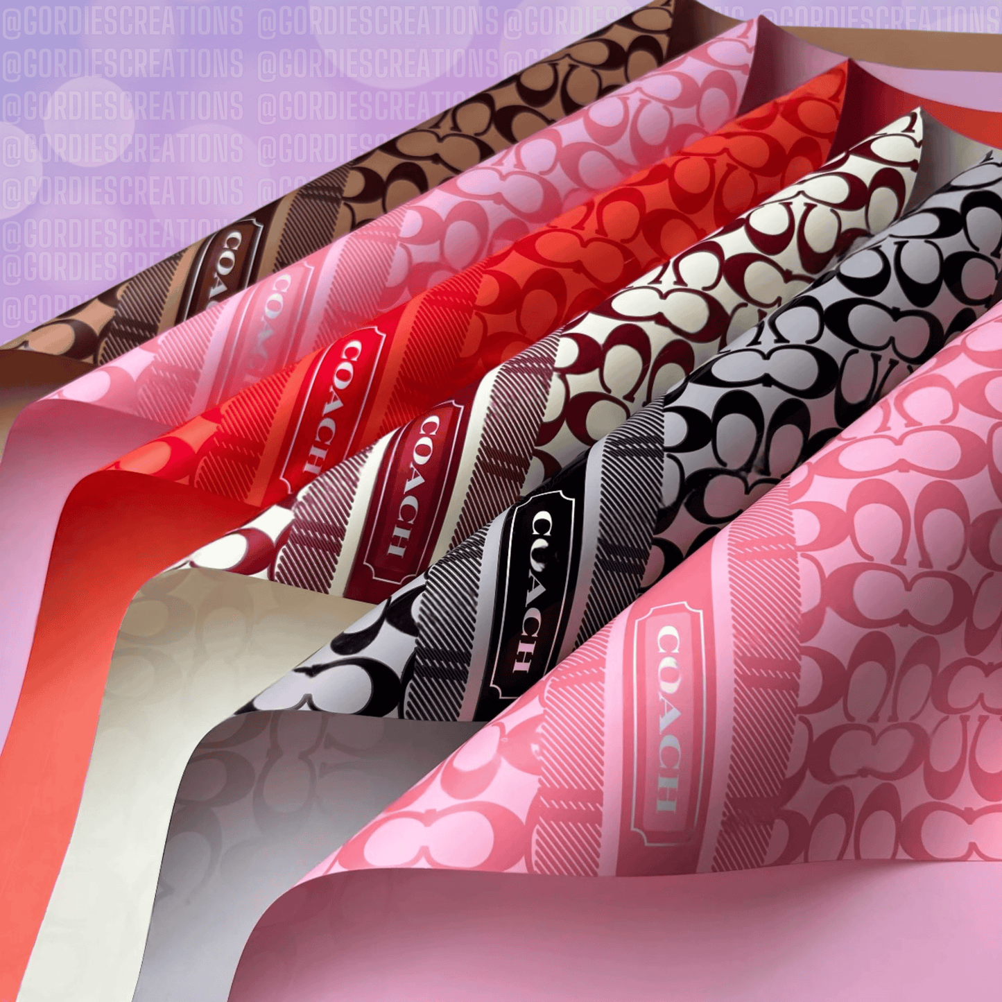 C Floral Bouquet Wrapping Paper