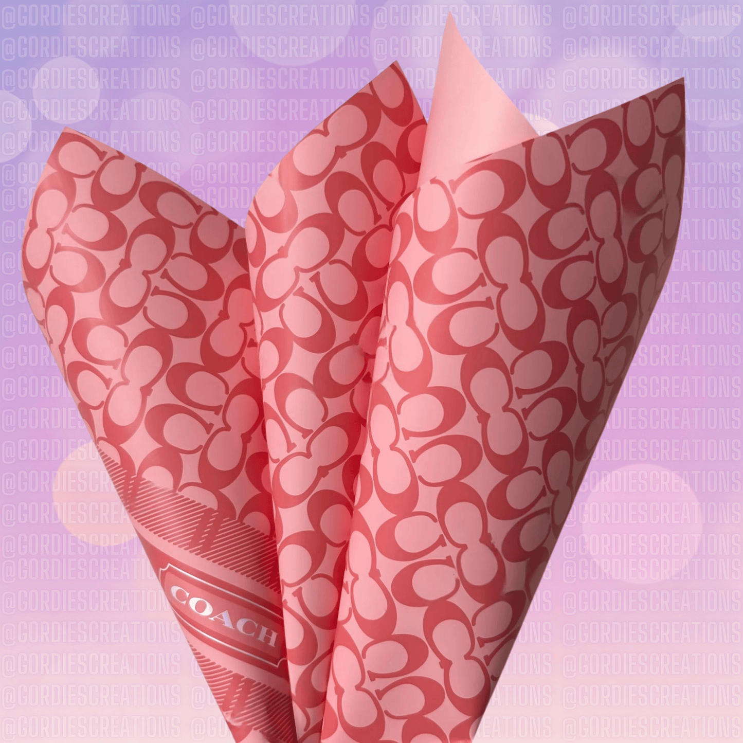 C Floral Bouquet Wrapping Paper