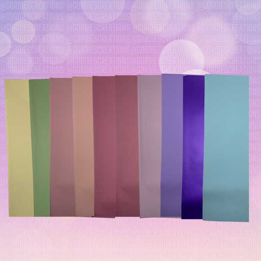 Semi Transparent Floral Paper