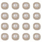 Gemstone - 20 Pcs