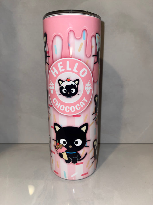 Hello Choco Cat 20oz Tumbler
