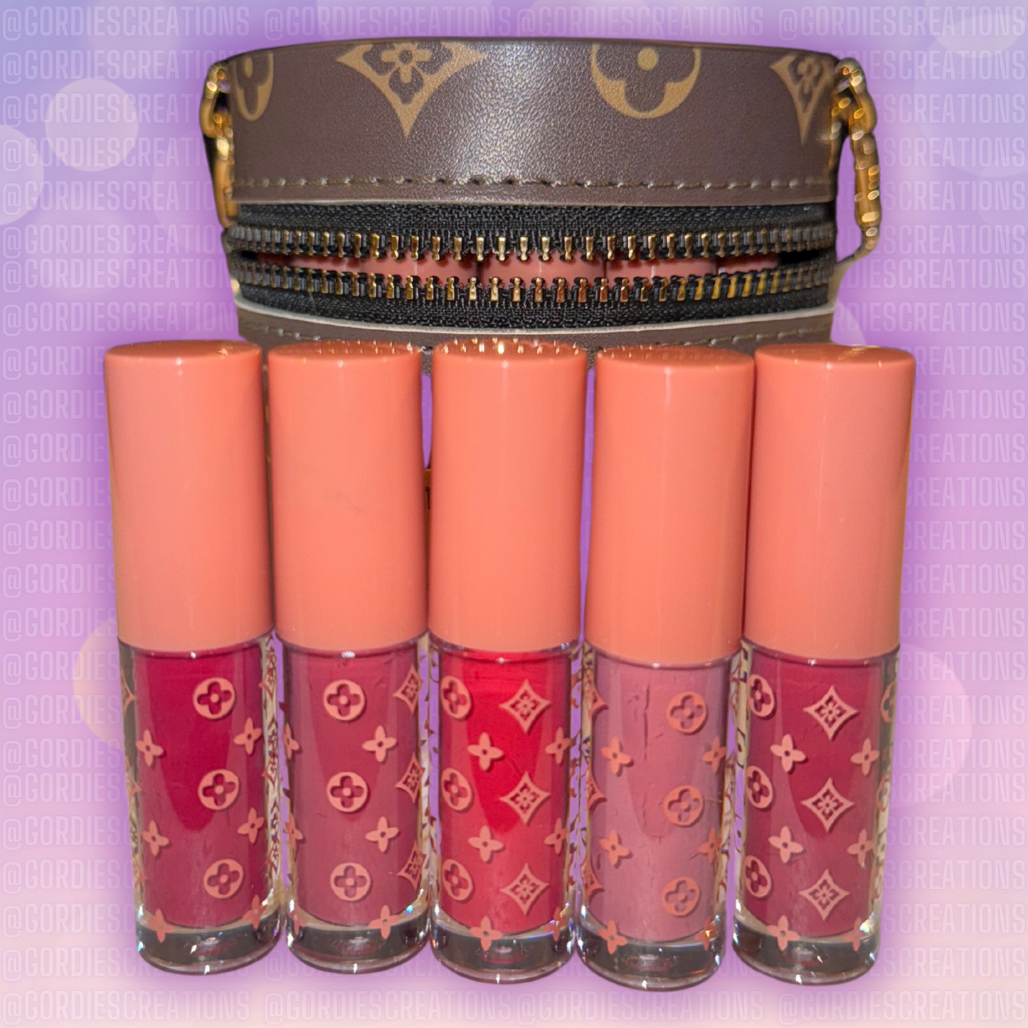 Brown Mini Purse & Mini Makeup