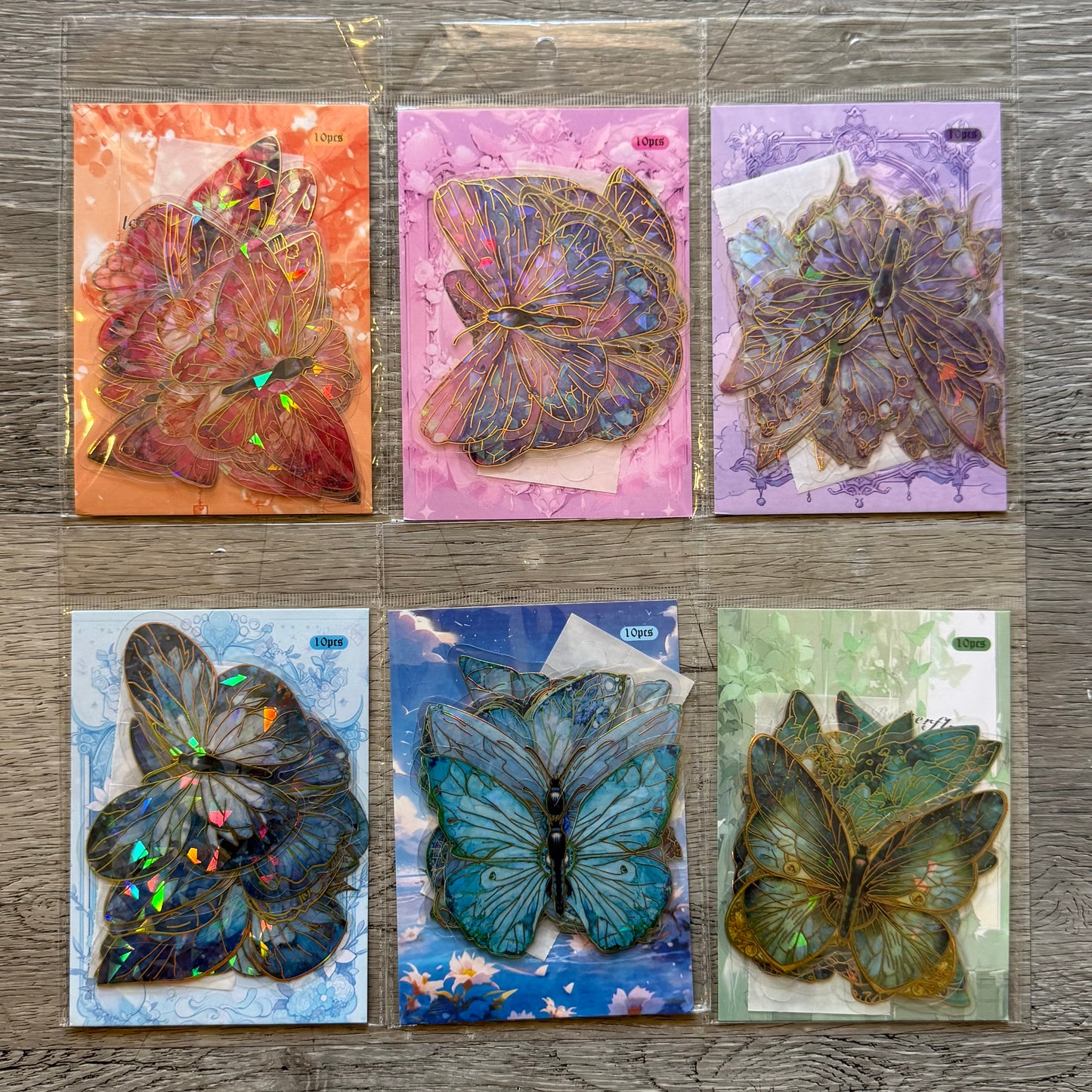 3D Crystal Shining Butterfly Sticker