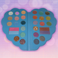 S & A Heart Eyeshadow Palette