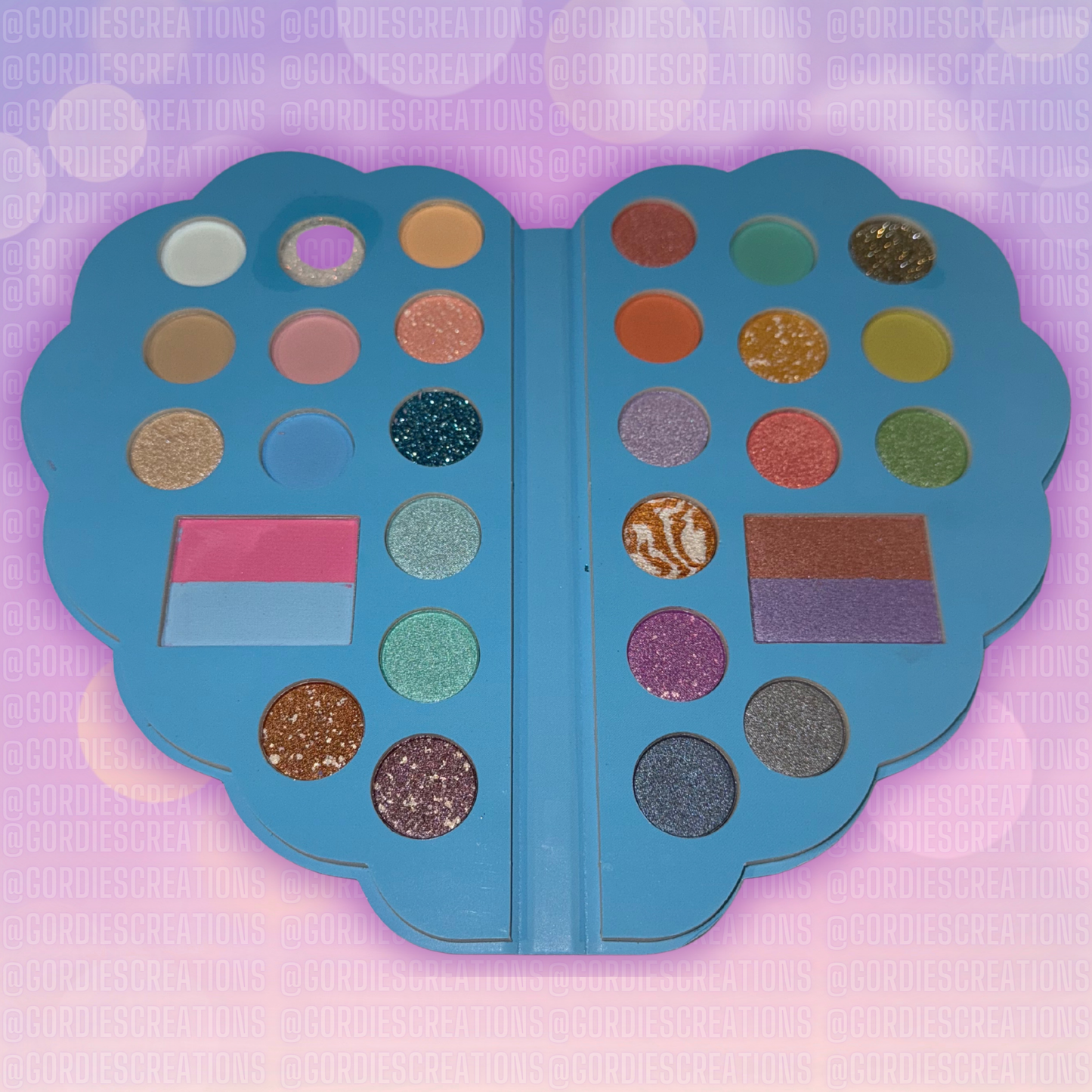 S & A Heart Eyeshadow Palette