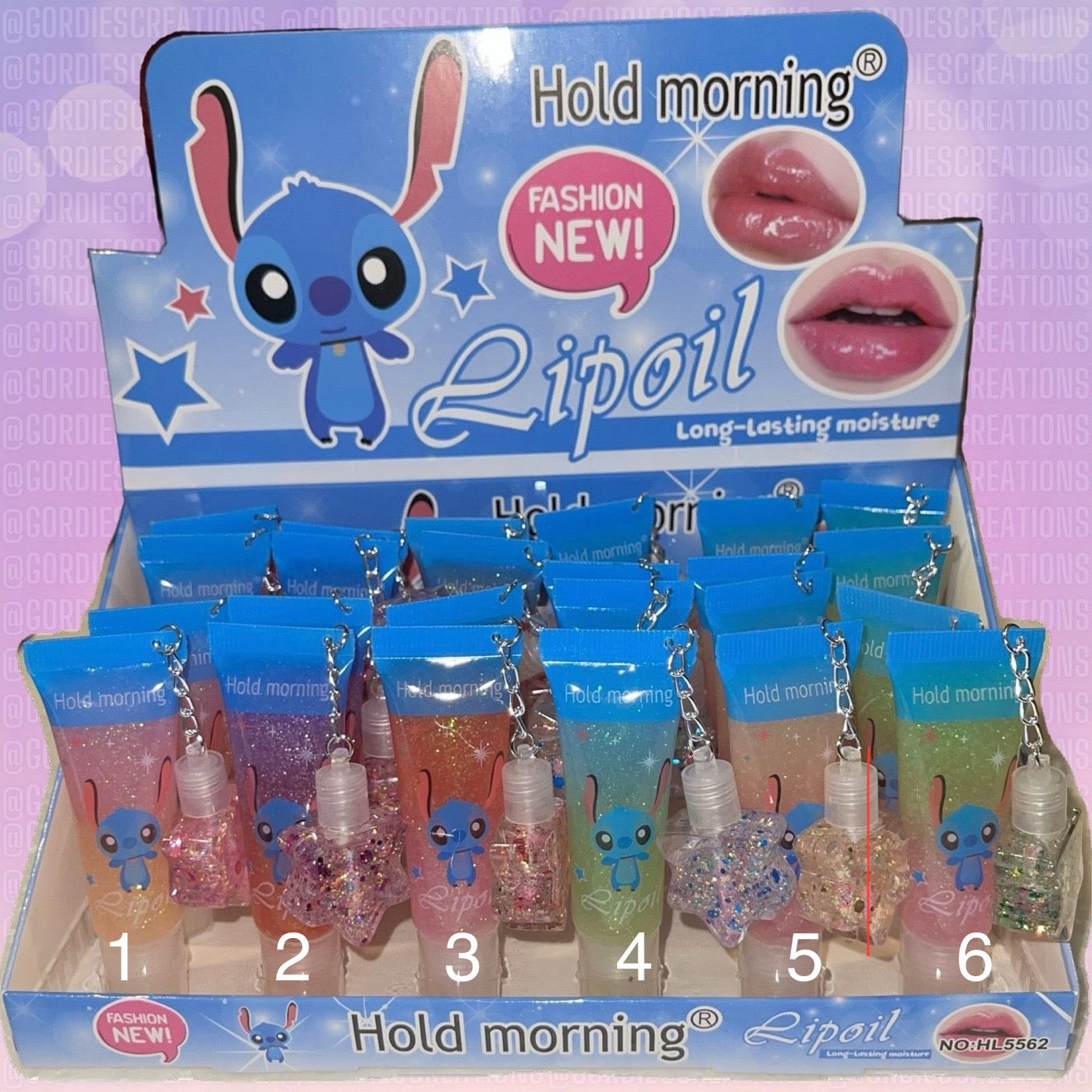 Lip Gloss With Mini Charm Lip Gloss