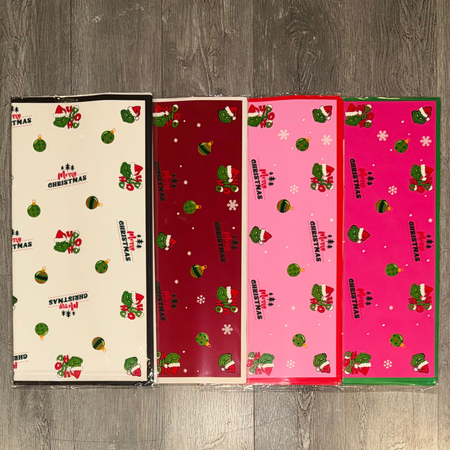 Christmas G Floral Bouquet Wrapping Paper