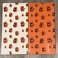 Pumpkin Halloween Floral Bouquet Wrapping Paper