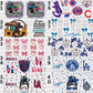 Baseball UV DTF 16 oz Cup Wrap