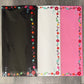 Flower Border Floral Bouquet Wrapping Paper