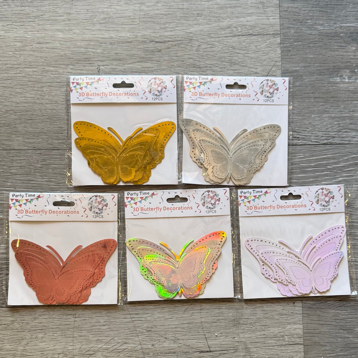 3D Butterfly Sticker