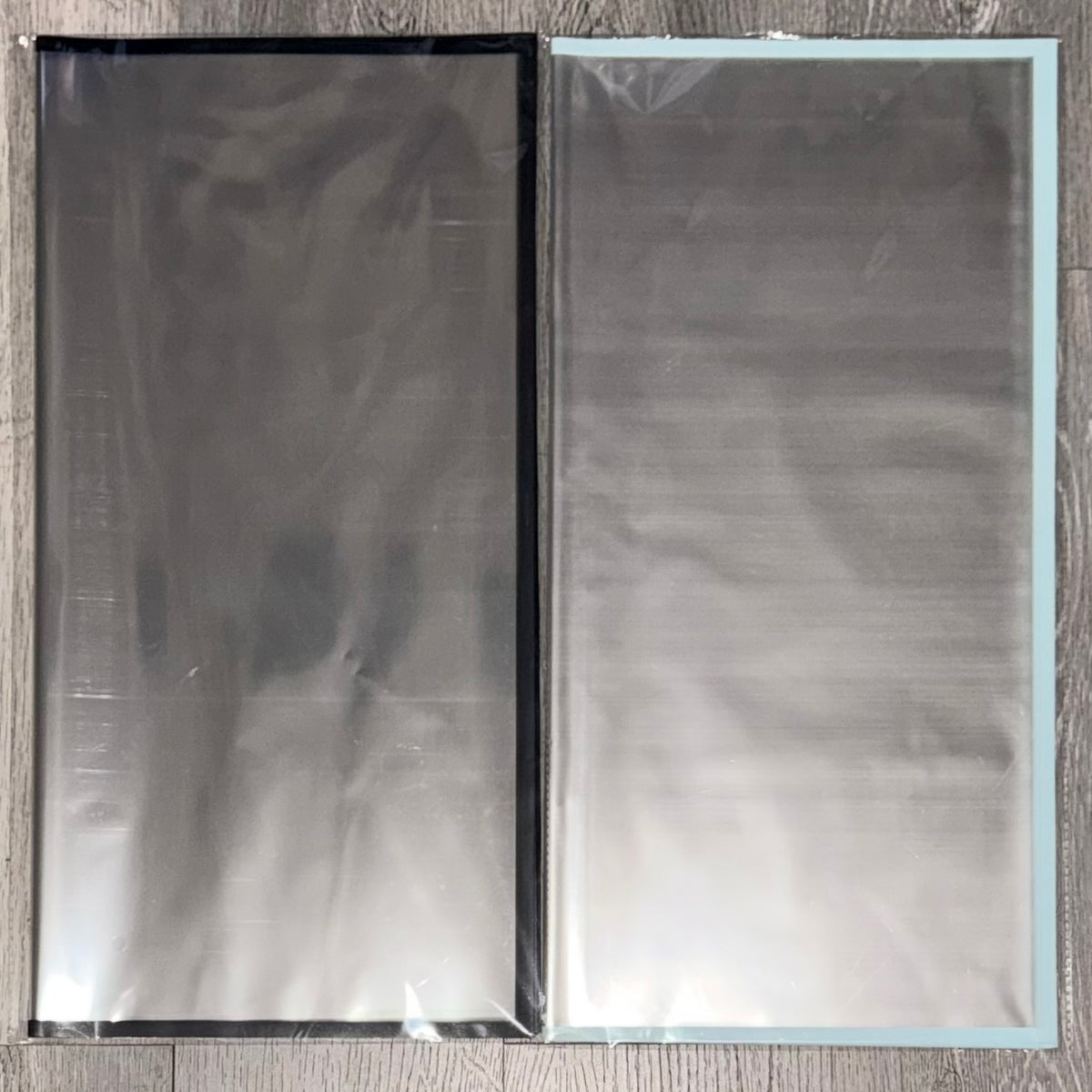 Clear W/ Border Bouquet Wrapping Paper
