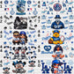 Baseball D UV DTF 16 oz Cup Wrap