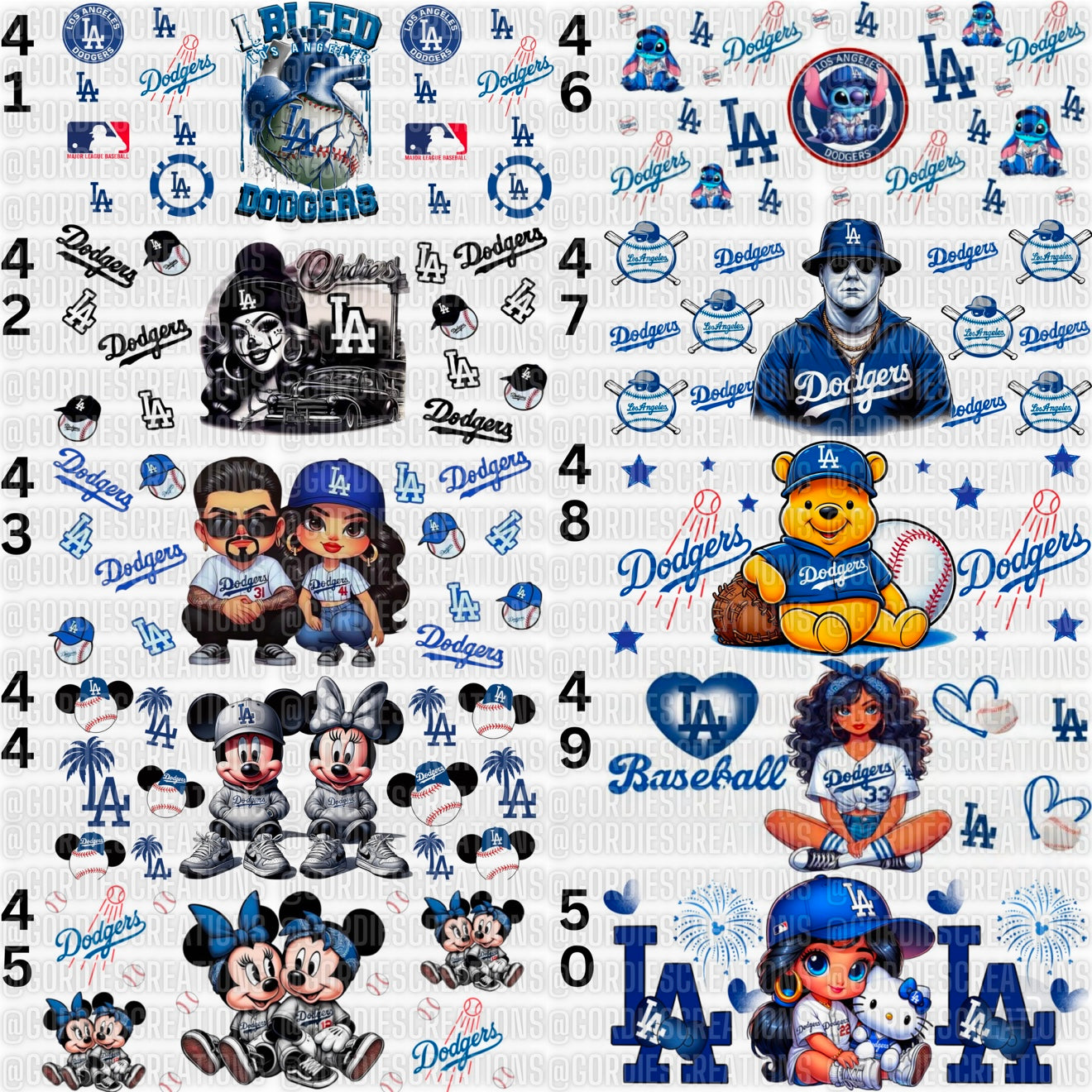 Baseball D UV DTF 16 oz Cup Wrap