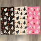 Halloween Ghosts Floral Bouquet Wrapping Paper