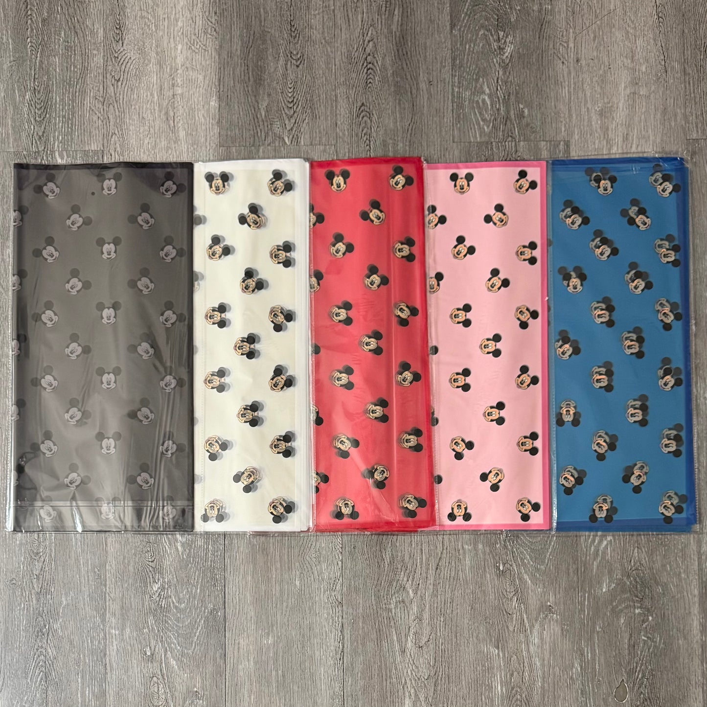 Mic Transparent Floral Bouquet Wrapping Paper