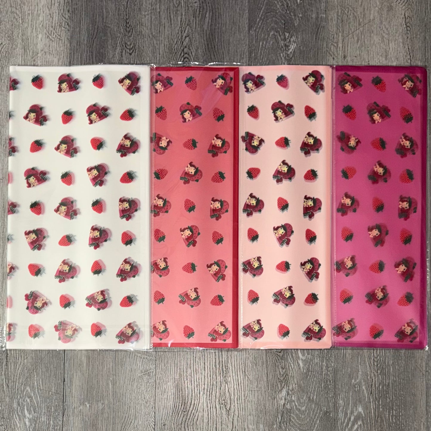 Strawberry S Transparent Floral Bouquet Wrapping Paper (Copy)