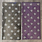 Skeleton Halloween Floral Bouquet Wrapping Paper
