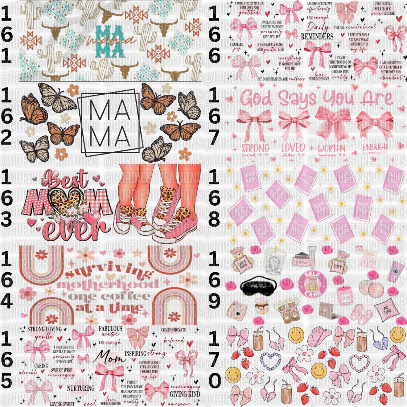 Mama UV DTF 16 oz Cup Wrap