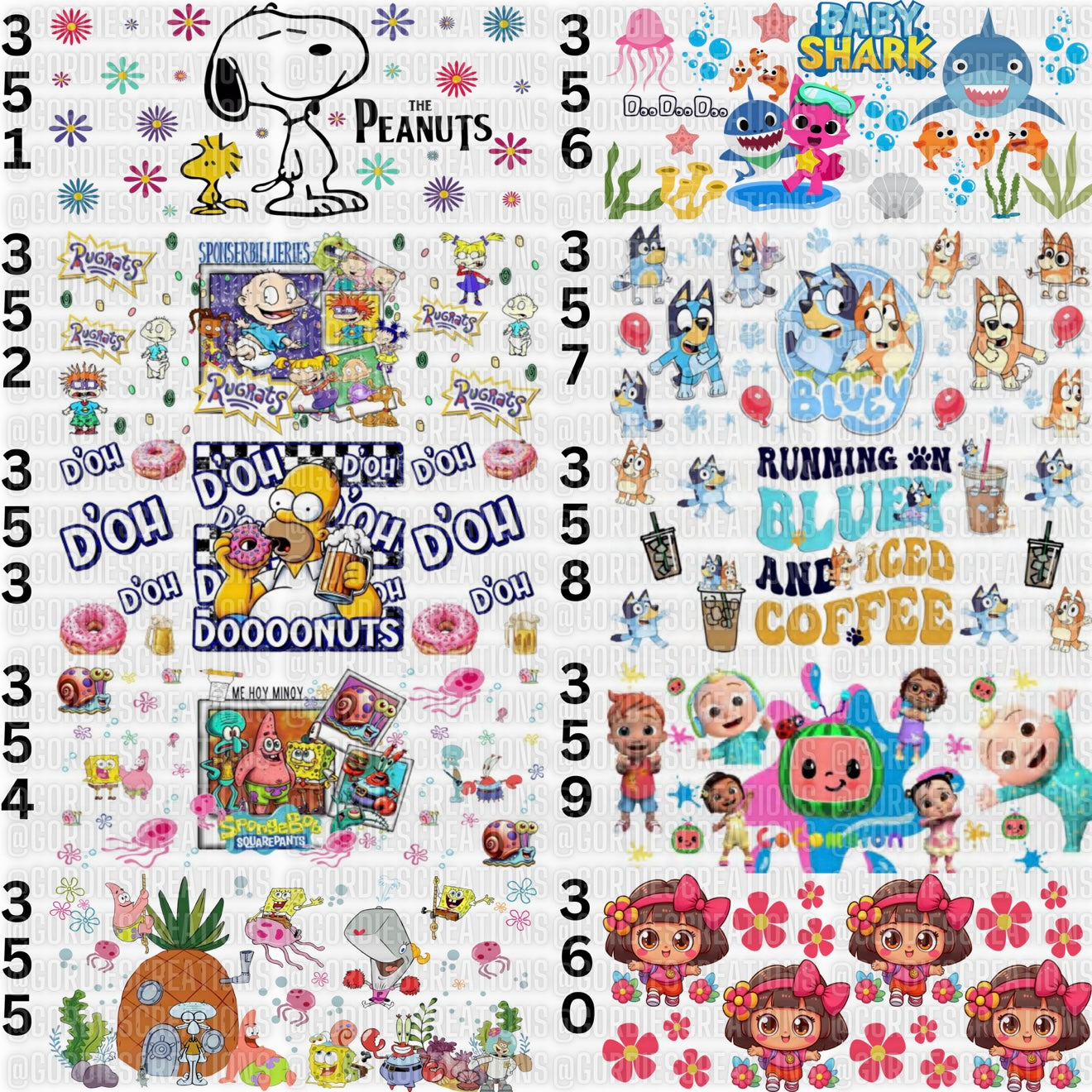 Kids UV DTF 16 oz Cup Wrap