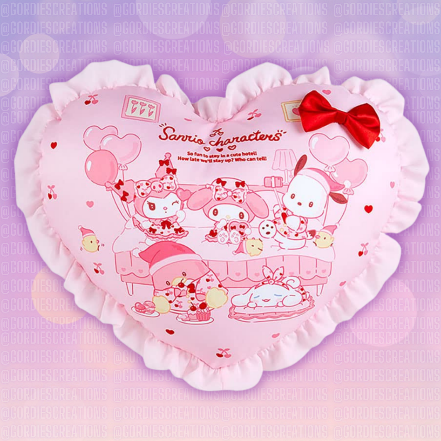 Characters Heart Cushion