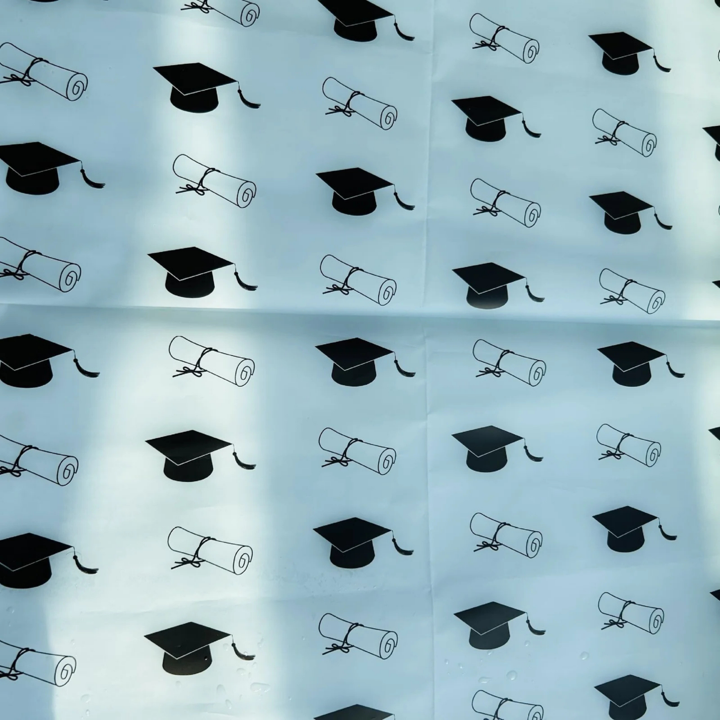 Graduation Floral Bouquet Wrapping Paper