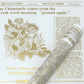 Newspaper Floral Bouquet Wrapping Paper