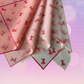 Coquette Bow Floral Bouquet Wrapping Paper