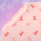 Coquette Bow Floral Bouquet Wrapping Paper