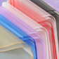 Transparent W/ Solid Edge Floral Bouquet Wrapping Paper