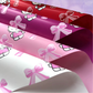 HK Bow Floral Bouquet Wrapping Paper