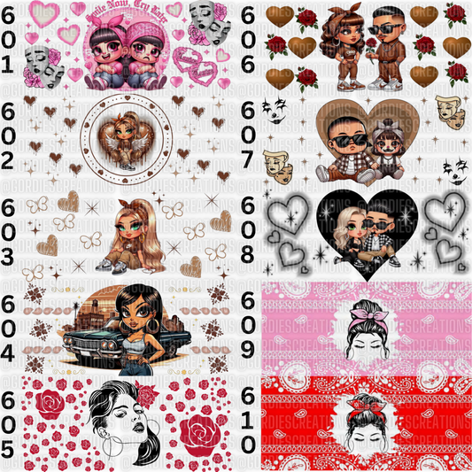 Chicano UV DTF 16 oz Cup Wrap