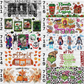 Thanksgiving UV DTF 16 oz Cup Wrap