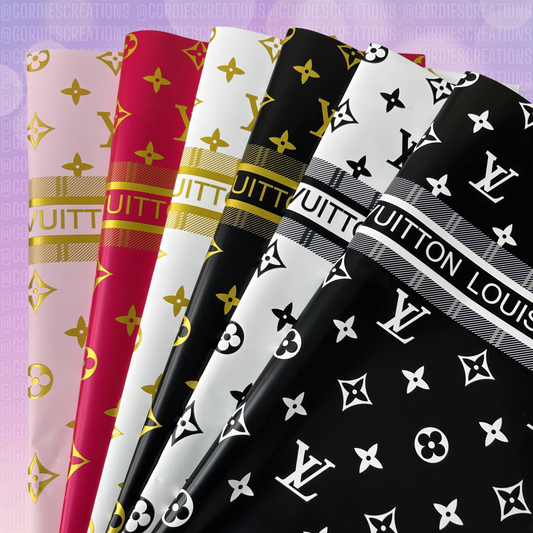 LV Floral Bouquet Wrapping Paper
