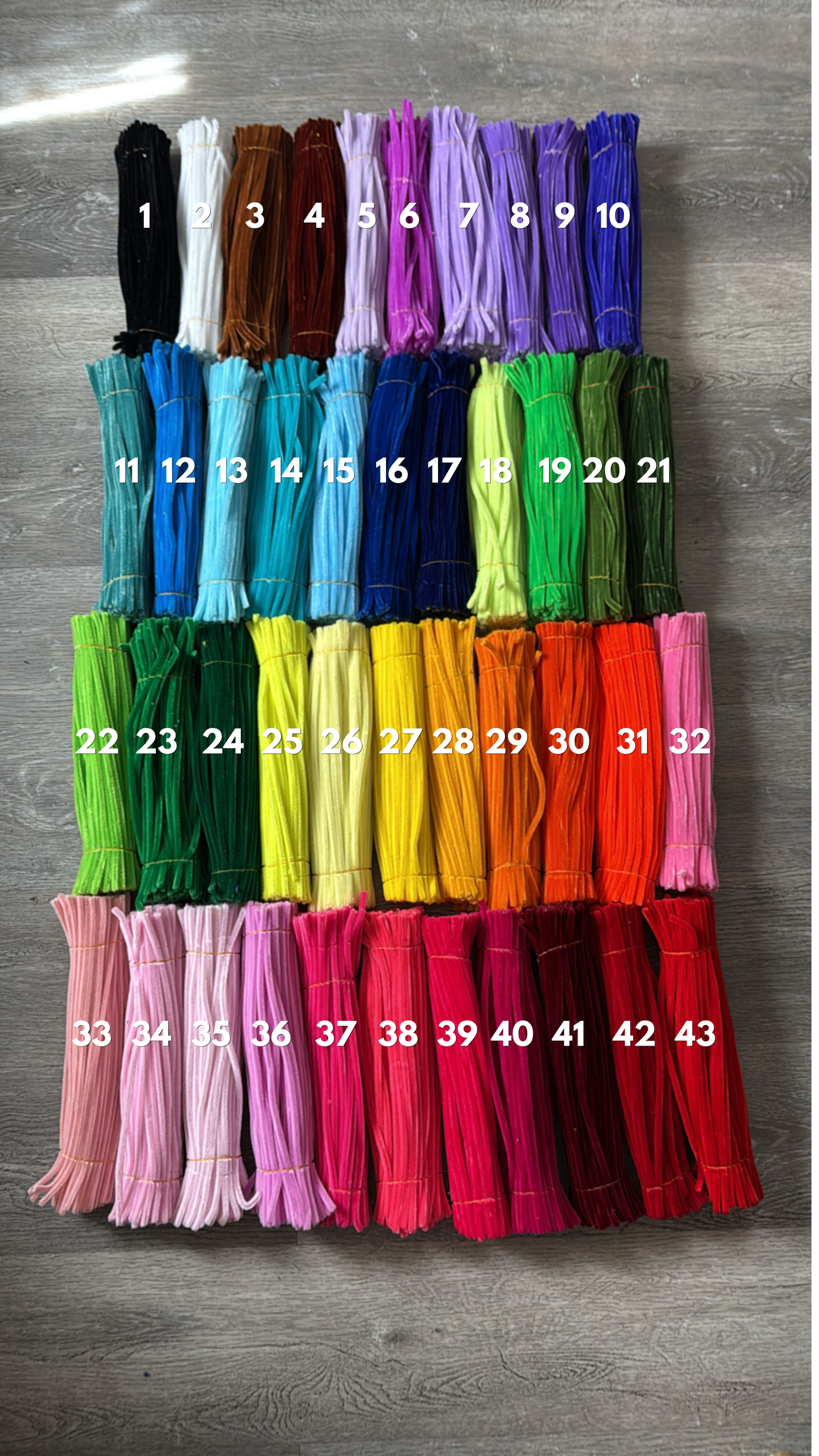 Pipe Cleaners - 100 Pcs